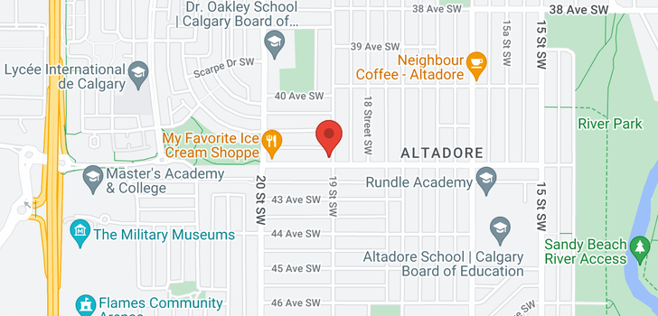 map of 4225 19 ST SW